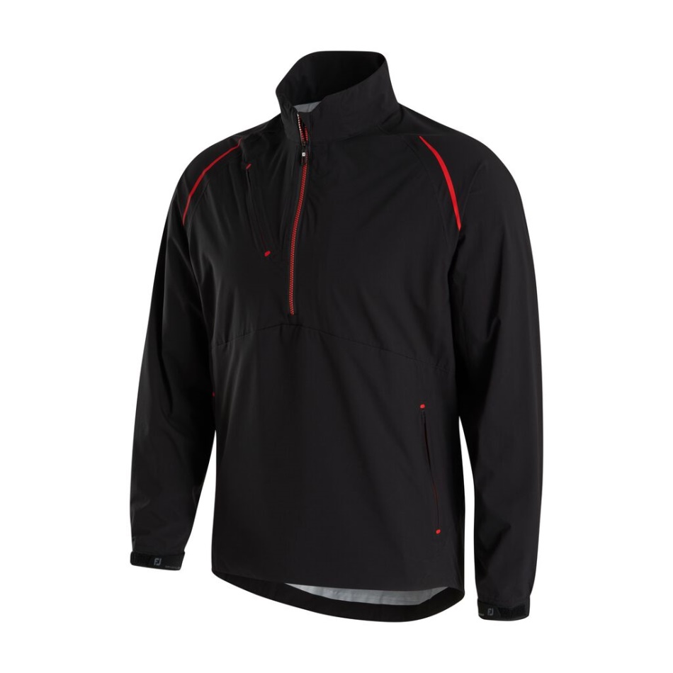 Camisa De Chuva Select Ls - Estilo Da Temporada Anterior Footjoy Pt Preto-vermelho