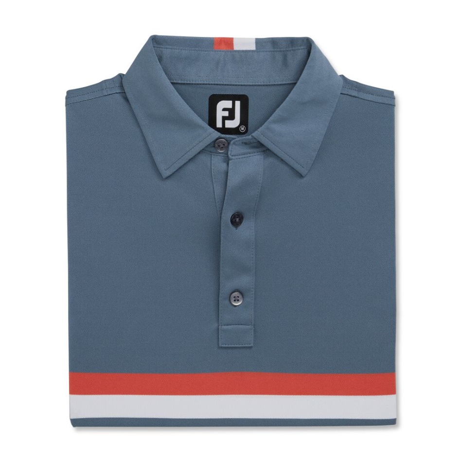 Grafite-coral-branco Banda Peitoral Dupla Pique-estilo Temporada Anterior Footjoy Pt