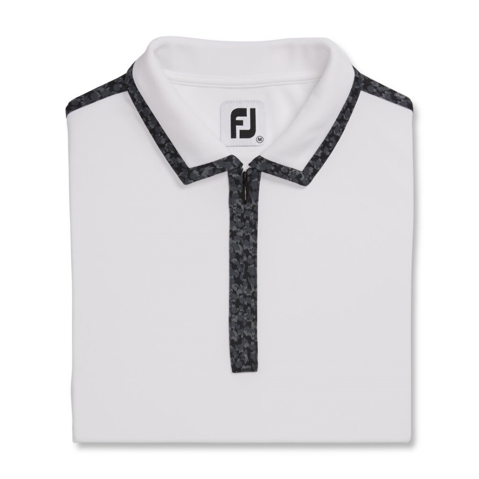 Protetor Solar Com Zíper Branco Estilo Feminino Da Estação Anterior Footjoy Pt